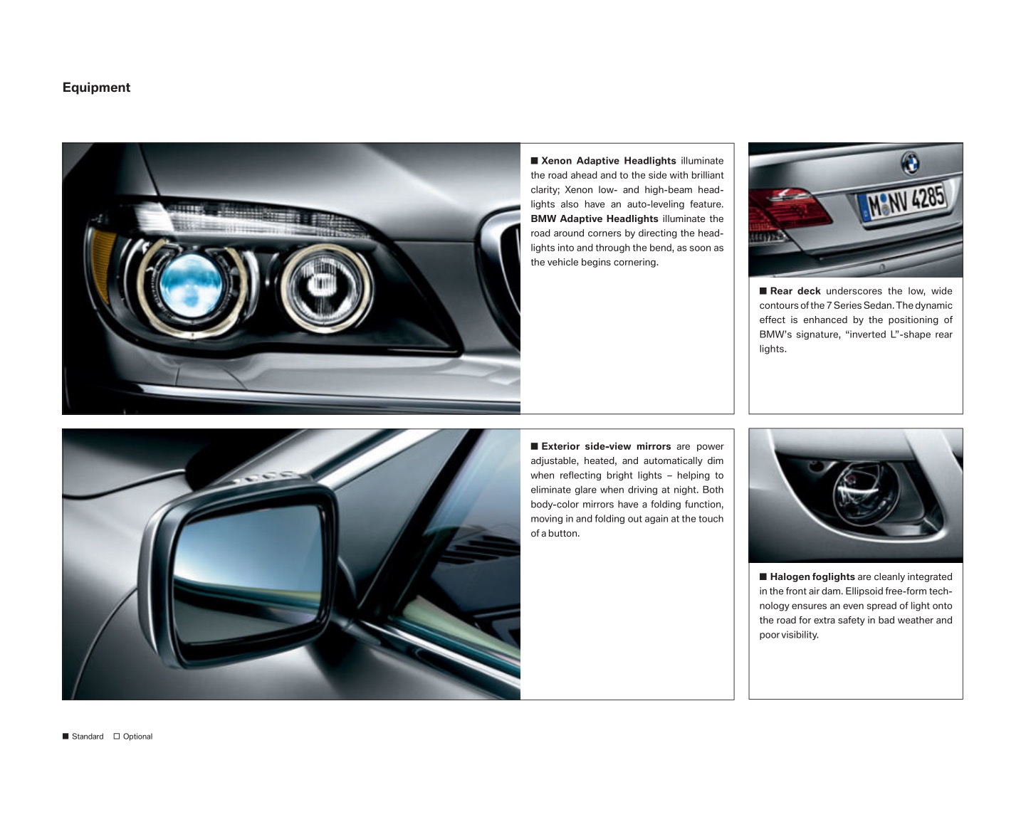 2008 BMW 7-Series Brochure Page 10
